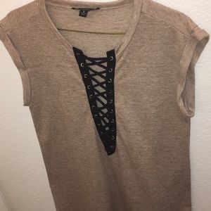 Nude/Cream T-shirt Dress